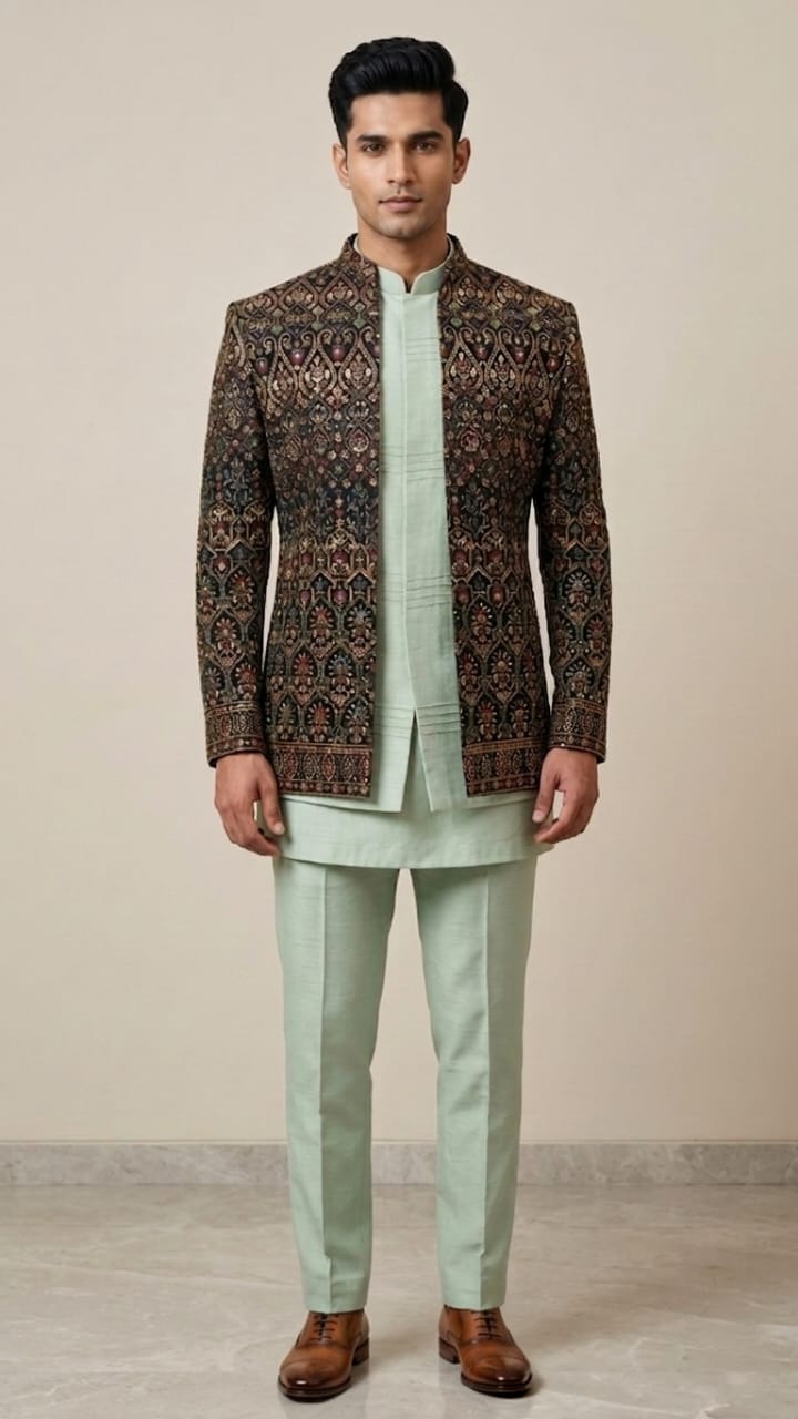 The Elite Open Jodhpuri Set